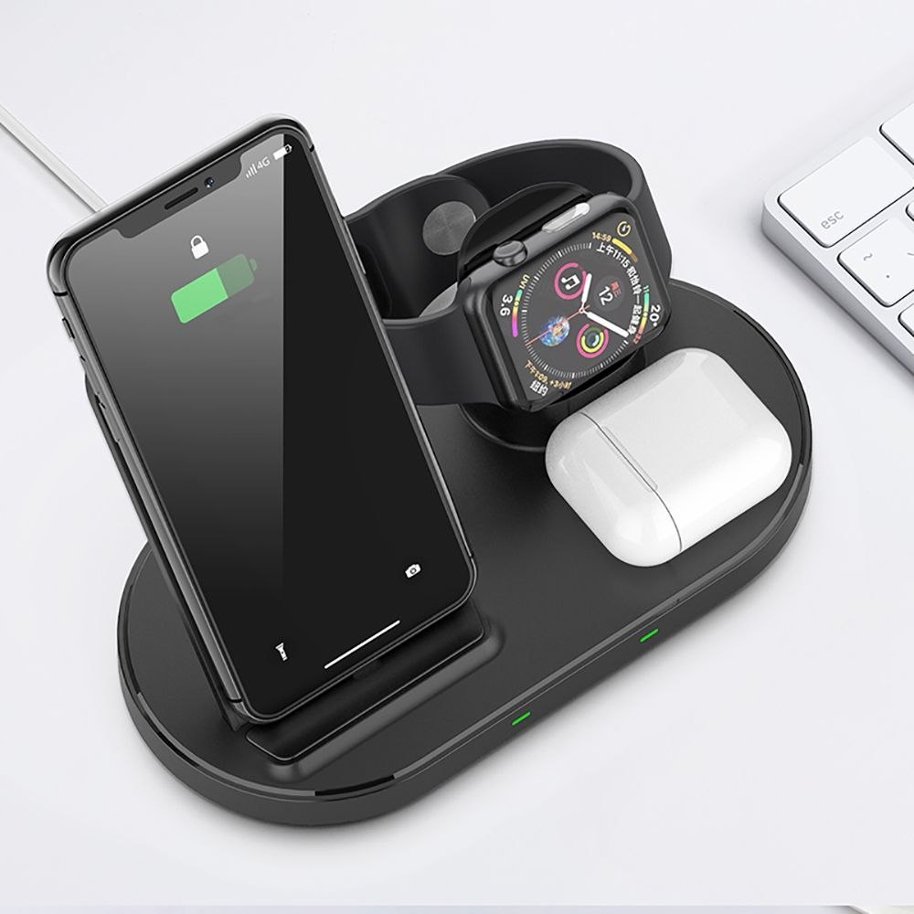 Ładowarka indukcyjna W55 do iPhone'a lub Androida, Airpodsa i Apple Watch