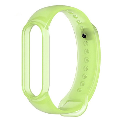 Opaska do Xiaomi Mi Band 5 / 6 Transparent Green