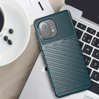 Etui Thunder Case Elastyczne Pancerne do Xiaomi Mi 11 zielony