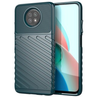 Etui Thunder Case Elastyczne Pancerne do Xiaomi Redmi Note 9T 5G zielony