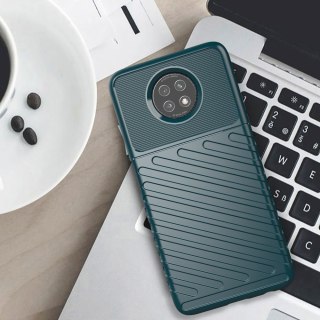 Etui Thunder Case Elastyczne Pancerne do Xiaomi Redmi Note 9T 5G zielony