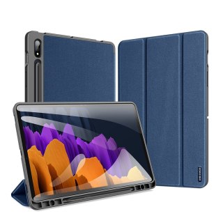 Etui DuxDucis Domo składany pokrowiec do Samsung Galaxy Tab S7+ (S7 Plus) niebieski