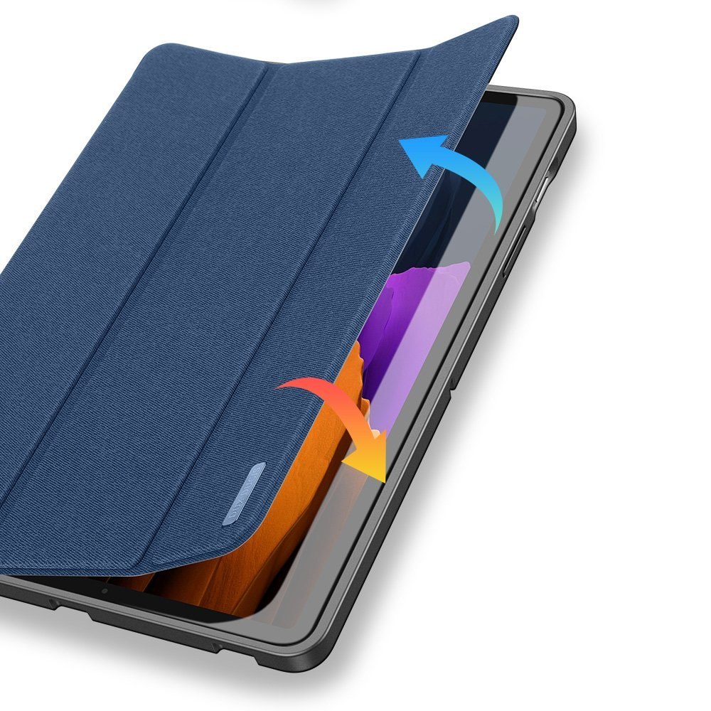 Etui DuxDucis Domo składany pokrowiec do Samsung Galaxy Tab S7+ (S7 Plus) niebieski