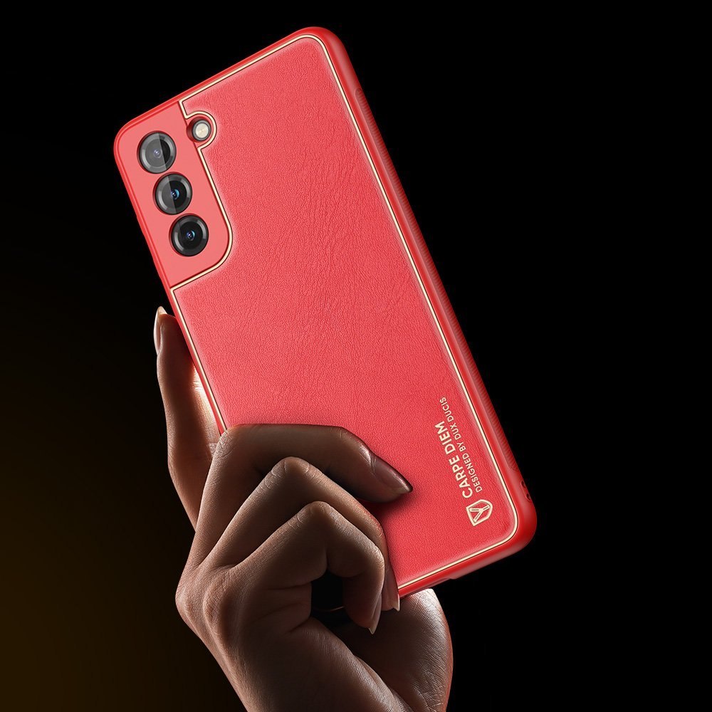 Etui DuxDucis Yolo do Samsung Galaxy S21 5G czerwony