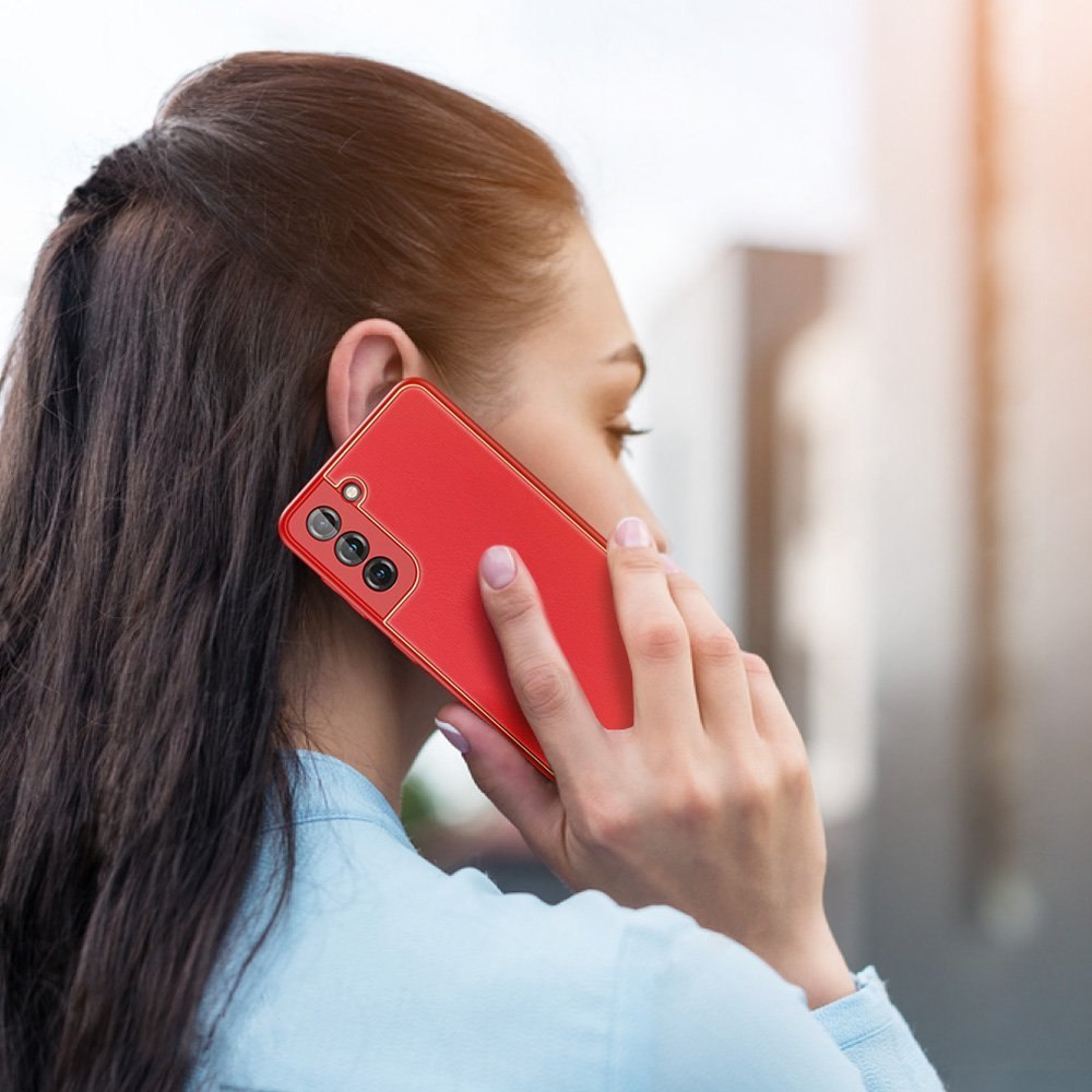 Etui DuxDucis Yolo do Samsung Galaxy S21 5G czerwony