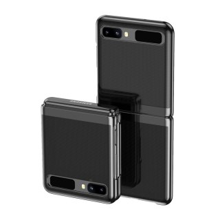 Etui z metaliczną ramką Plating Case do Samsung Galaxy Z Flip czarny