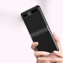 Etui z metaliczną ramką Plating Case do Samsung Galaxy Z Flip czarny
