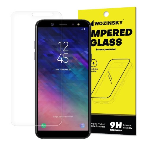 Szkło hartowane płaskie 9H do Samsung Galaxy A6 2018