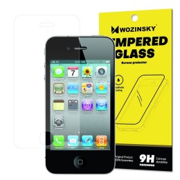 Szkło hartowane płaskie 9H do iPhone 4S / 4