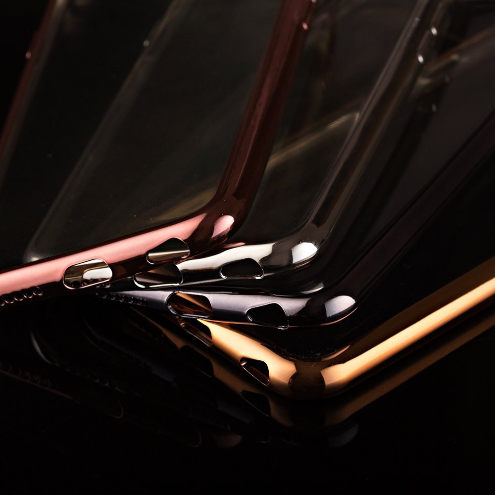 Żelowy pokrowiec etui Metalic Slim do Sony Xperia XA2 różowy