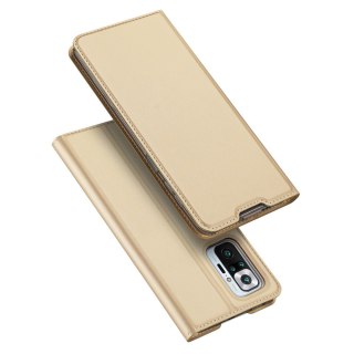 Etui DuxDucis Skin Pro do Xiaomi Redmi Note 10 Pro złoty