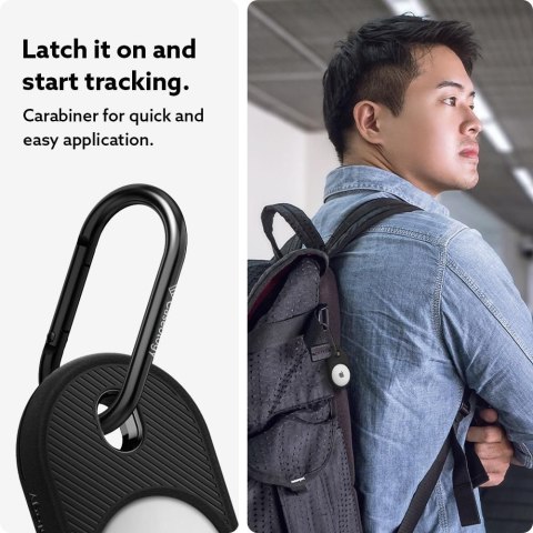 Brelok Caseology Vault do Apple Airtag Matte Black