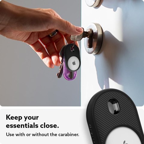 Brelok Caseology Vault do Apple Airtag Matte Black