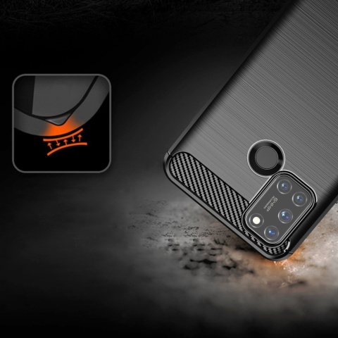 Etui Elastyczne Carbon Case do Realme 7i