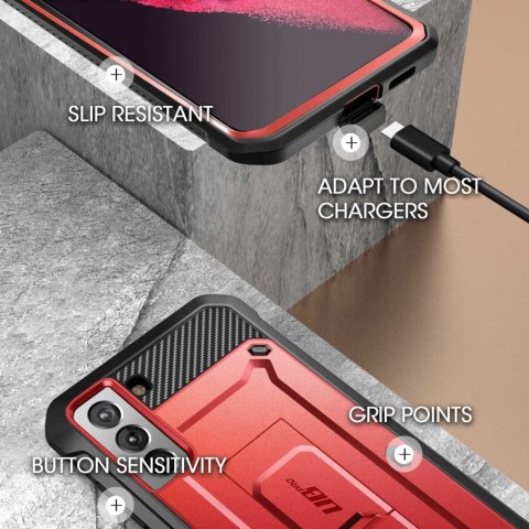 Etui Supcase Unicorn Beetle Pro do Galaxy S21 Metallic Red