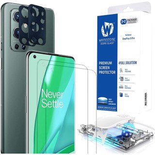 2x Szkło Hartowane UV + 2x Nakładka na Obiektyw Whitestone Dome do Oneplus 9 Pro