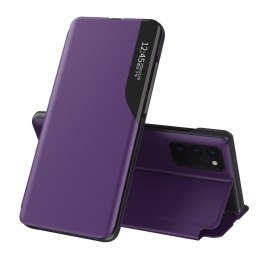 Etui Eco Leather View Case z klapką do Samsung Galaxy A32 5G fioletowy