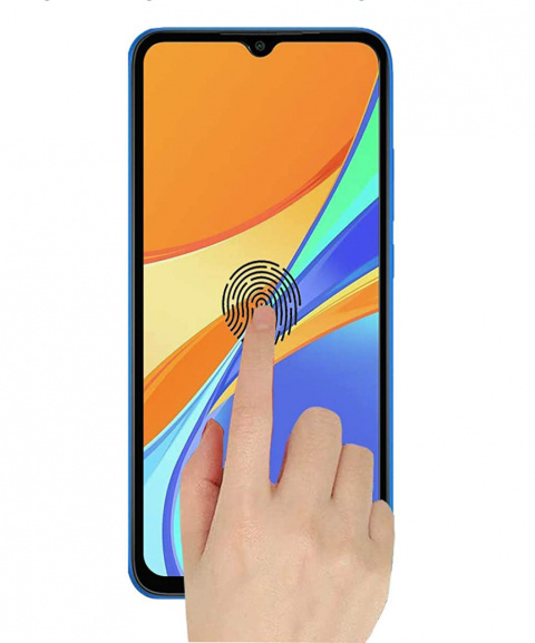 Szkło hartowane Full Glue na cały ekran z ramką do Xiaomi Redmi 9A / Redmi 9C czarny