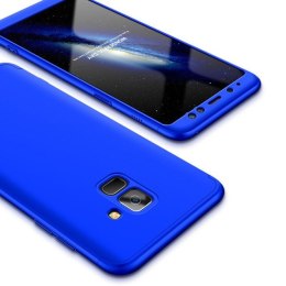 Etui na całą obudowę przód + tył do Samsung Galaxy A6 2018 niebieski
