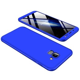 Etui na całą obudowę przód + tył do Samsung Galaxy J6 2018 niebieski
