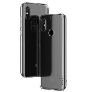 Żelowe etui pokrowiec + szkło hartowane 9H do Xiaomi Mi 8 SE przezroczysty