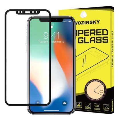 Szkło hartowane Full Glue na cały ekran z ramką do iPhone 11 Pro Max / iPhone XS Max