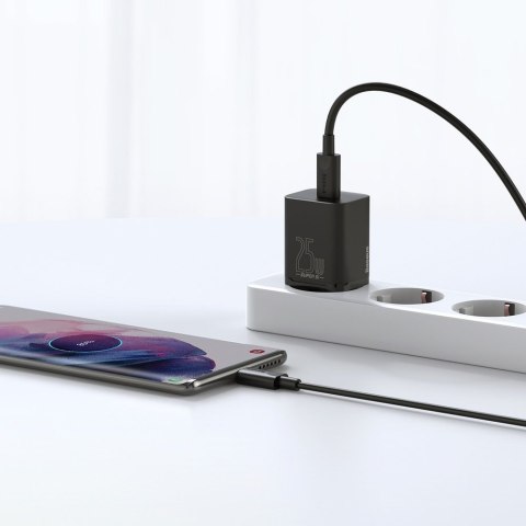 Baseus Super Si Qc 1c Szybka Ładowarka 25w Usb C Z Kablem Usb C - Usb C 1m