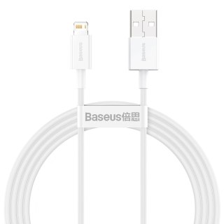 Baseus Superior kabel USB - Lightning 2,4A 1,5 m Biały (CALYS-B02)