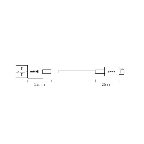 Baseus Superior kabel USB - Lightning 2,4A 1,5 m Biały (CALYS-B02)