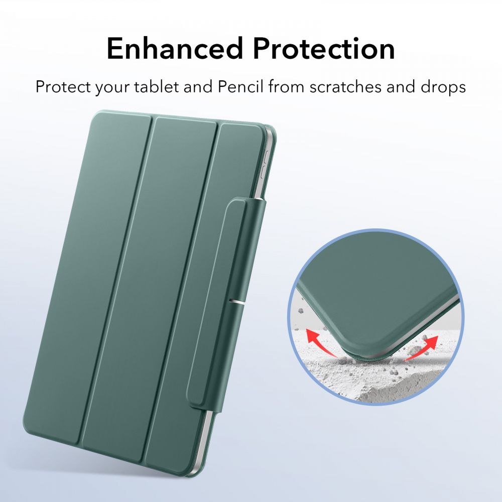 Etui ESR Rebound Magnetic do iPad Pro 12.9 2020 / 2021 Forest Green