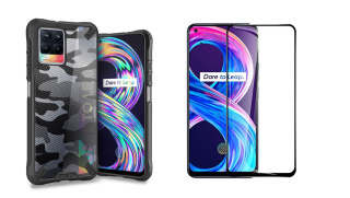 Etui Case Rzants Moro + Szkło do Realme 8 / 8 Pro