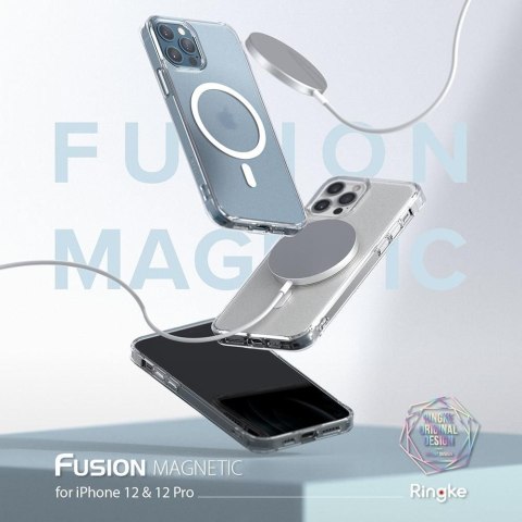 Etui Ringke Fusion Magnetic Magsafe do iPhone 12 / 12 Pro Matte Clear