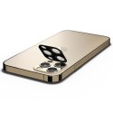 2x Szkło Hartowane Spigen na Aparat do iPhone 12 Pro Gold