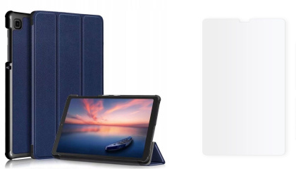 Etui Smartcase + Szkło Hartowane do Galaxy Tab A7 Lite 8.7