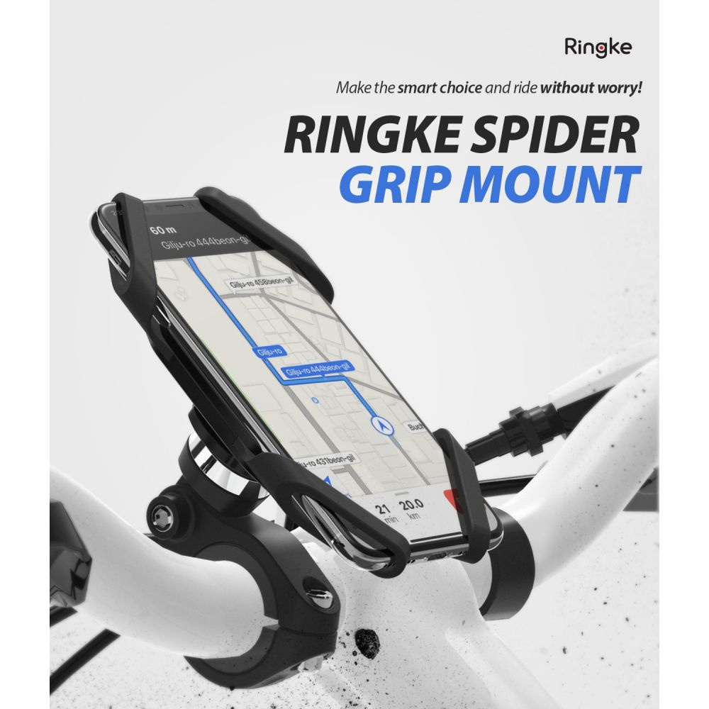 Uchwyt Rowerowy Ringke Spider Bike Mount Black