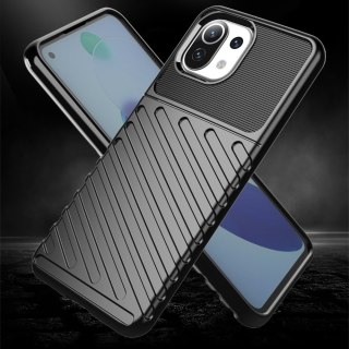 Etui Thunder Case Elastyczne Pancerne do Xiaomi Mi 11 Lite 5G czarny