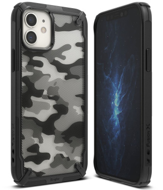 Etui Ringke Fusion X do iPhone 12 Mini Camo Black