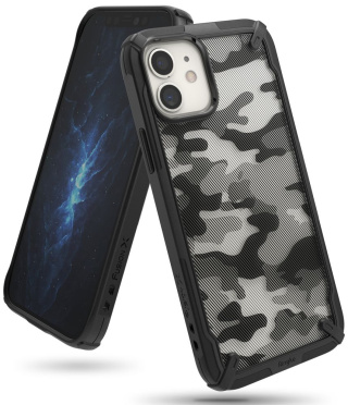 Etui Ringke Fusion X do iPhone 12 Mini Camo Black