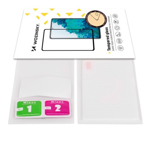 Wozinsky super wytrzymałe szkło hartowane Full Glue na cały ekran z ramką Case Friendly Nokia 2.4 czarny