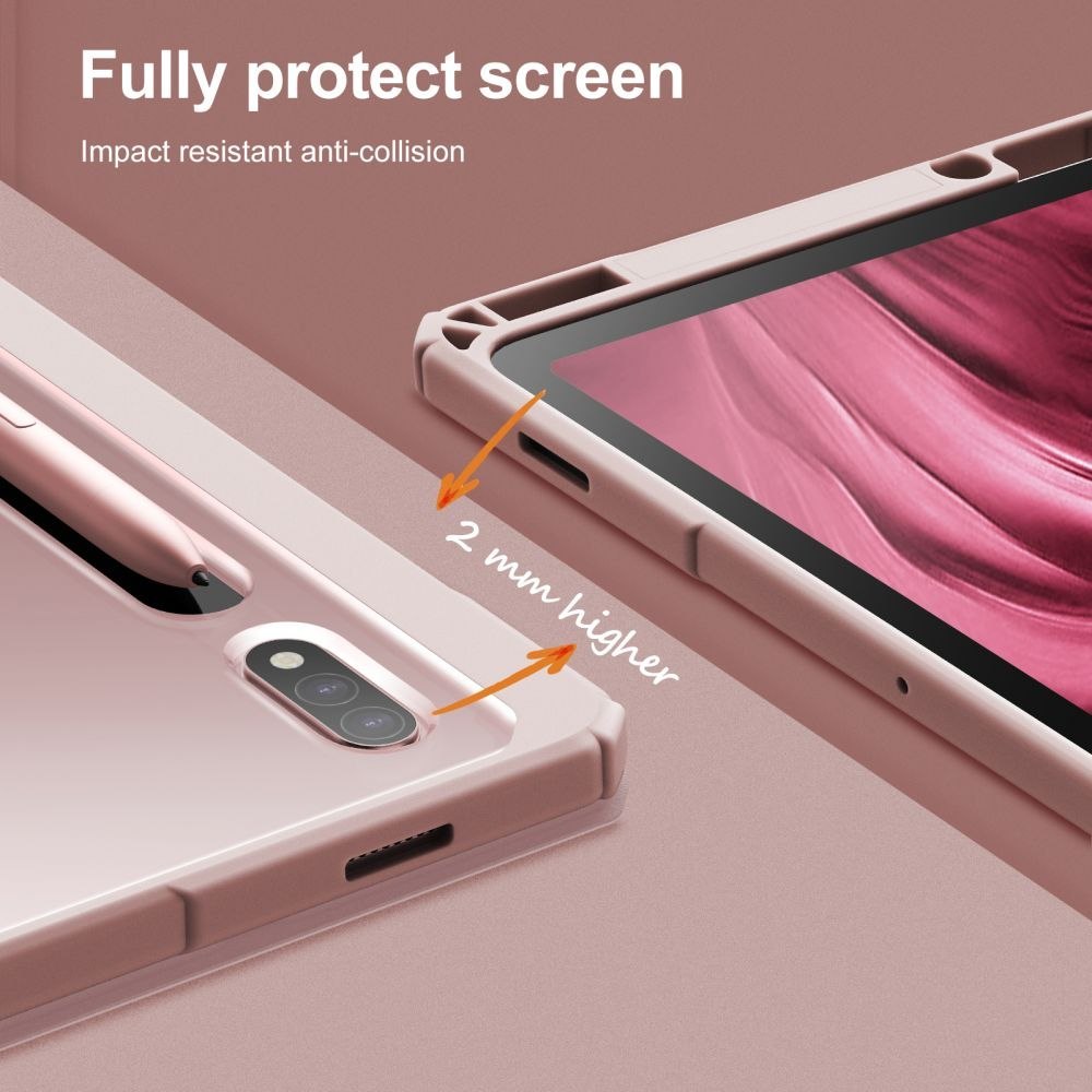 Etui Infiland Crystal Case do Galaxy Tab S7 FE 5G 12.4 Pink
