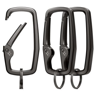 3x Karabińczyk Spigen Carabiner Rugged Black