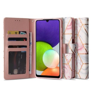 Etui Wallet do Samsung Galaxy A22 4G Marble