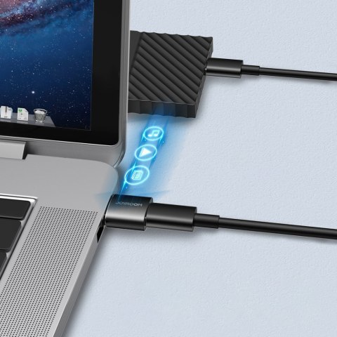 Joyroom S-H152 USB male to Type-C female adapter-2pcs Black