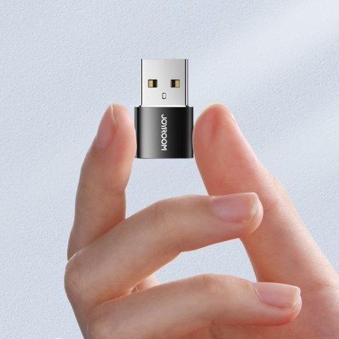Joyroom S-H152 USB male to Type-C female adapter-2pcs Black