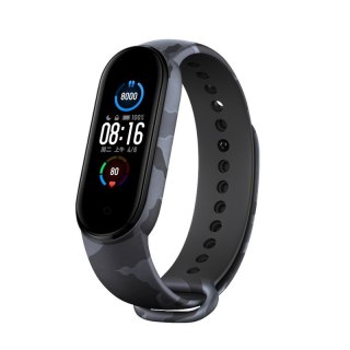 Silikonowa Opaska Do Xiaomi Mi Band 6 / Mi Band 5 Moro Szary