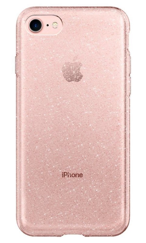 Etui Spigen Liquid Crystal Glitter do Iphone 7 / 8 różowy brokat