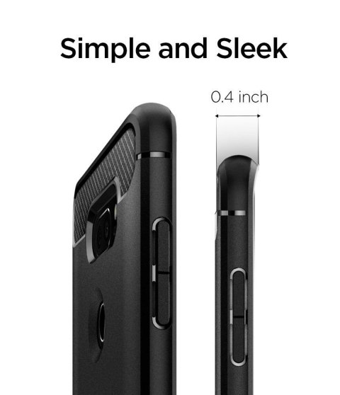 Etui Spigen Rugged Armor do LG V30 czarny