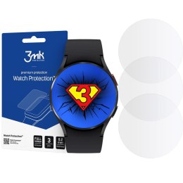 3x Szkło Hybrydowe 3MK Watch Protection do Galaxy Watch 4 44mm