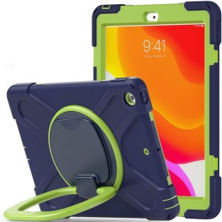 Etui X-Armor do iPad 10.2 2019 / 2020 / 2021 Navy / Lime