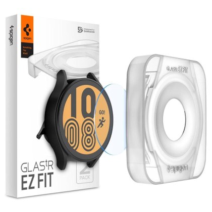 2x Szkło Hartowane Spigen Glas.tr Ez Fit do Galaxy Watch 4 44 mm